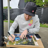 Peter Hickman - Lee Johnston - Ballagarey  - TT 2022 - 16 x 12 Autographed Picture