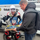 Davey Todd - 2024 British Superstock Champion - 16 x 12 Autographed Picture