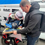 Davey Todd - 2024 British Superstock Champion - 16 x 12 Autographed Picture