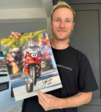 Davey Todd - Finish Line - TT 2024 - 16 x 12 Autographed Picture