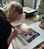 Davey Todd - Finish Line  - TT 2024 - 16 x 12 Autographed Picture