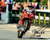 Davey Todd - Finish Line - TT 2024 - 10 x 8 Autographed Picture