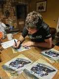 Guy Martin - Bungalow - TT 2011 - 12 x 8 Autographed Picture