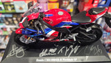 McGuinness / Bridewell / Ryde / Harrison - Autographed 1/12th Scale Replica Honda Fireblade