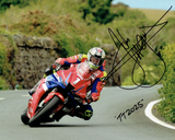 John McGuinness - Waterworks - TT 2025 - 10 x 8 Autographed Picture