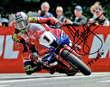 John McGuinness - Quarter Bridge - TT 2024 - 16 x 12 Autographed Picture