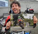 Mike Browne 16 x 12 Ballagarey 2025 Autographed Photograph