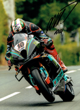 Peter Hickman - Ballagarey  - TT 2024 - 16 x 12 Portrait Autographed Picture