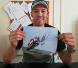Peter Hickman - Kates Cottage  - TT 2018 - 10 x 8 Autographed Picture