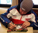 John McGuinness - Gooseneck - TT 2014 - 10 x 8 Autographed Picture