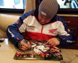 John McGuinness - Gooseneck - TT 2014 - 16 x 12 Autographed Picture