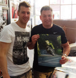 Ian Hutchinson - Greeba Castle - TT 2015 - 16 x 12 Autographed Picture