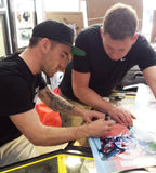 Lee Johnston - Quarter Bridge - TT 2015 - 10 x 8 Autographed Picture