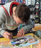 Guy Martin & Dean Harrison -Southern 100 - TT 2014 - 12 x 8 Autographed Picture