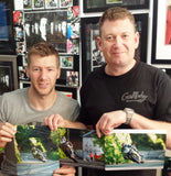 Ian Hutchinson - Bishops Court - TT 2015 - 10 x 8 Autographed Picture