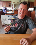 John McGuinness - Helmet - TT 2016 - 10 x 8 Autographed Picture