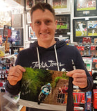 Dean Harrison - Quarter Bridge Approach - TT 2018 - 10 x 8 Autographed Picture