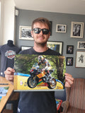 Conor Cummins - Ballaugh Bridge - TT 2019 - 16 x 12 Autographed Picture