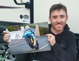 Lee Johnston - Ballagarey  - TT 2022 - 16 x 12 Autographed Picture