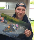 Davey Todd - Union Mills - TT 2022 - 16 x 12 Autographed Picture