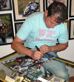John McGuinness - Bungalow - TT 2007 - 16 x 12 Autographed Picture