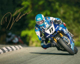 Dean Harrison - Greeba Castle - TT 2015 - 10 x 8 Autographed Picture