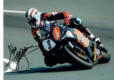 John McGuinness - Signpost Corner - TT 2006 - 16 x 12 Autographed Picture