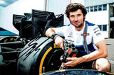 Guy Martin - Williams F1 A - 2017 - 12 x 8 Autographed Picture