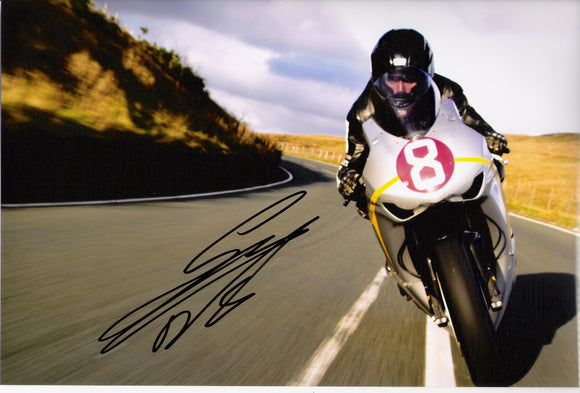 Guy Martin - Veranda - TT 2010 - 10 x 8 Autographed Picture