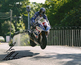 Ian Hutchinson - Ballaugh Bridge - TT 2016 - 16 x 12 Autographed Picture