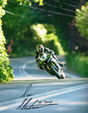 Ian Hutchinson - Greeba Castle - TT 2015 - 16 x 12 Autographed Picture