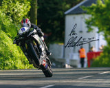 Ian Hutchinson - Bishops Court - TT 2015 - 16 x 12 Autographed Picture