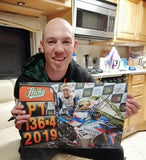 Peter Hickman - 2019 Ulster Grand Prix - 18 x 12 Autographed Picture