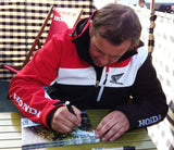 John McGuinness - Sulby Bridge - TT 2013 - 10 x 8 Autographed Picture