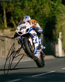 Josh Brookes - Ballagarey - TT 2013 - 16 x 12 Autographed Picture