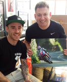 Lee Johnston - Greeba Castle - TT 2015 - 16 x 12 Autographed Picture