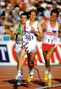 Steve Cram - Olympic Champion - 10 x 8 Autographed Picture