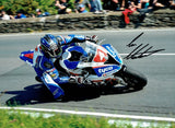 Ian Hutchinson - Gooseneck - TT 2017 - 16 x 12 Autographed Picture