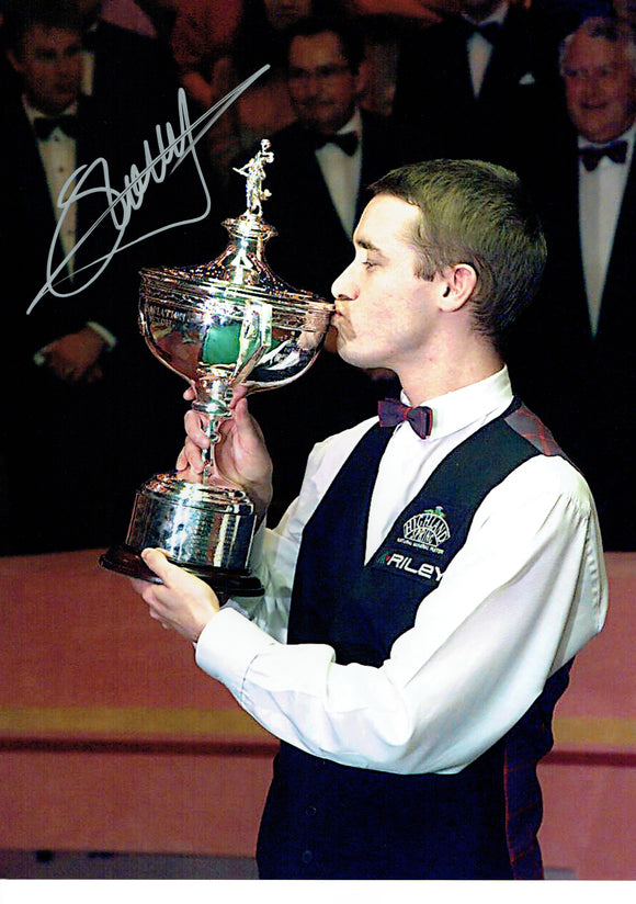 Stephen Hendry - 16 x 12 Autographed Picture