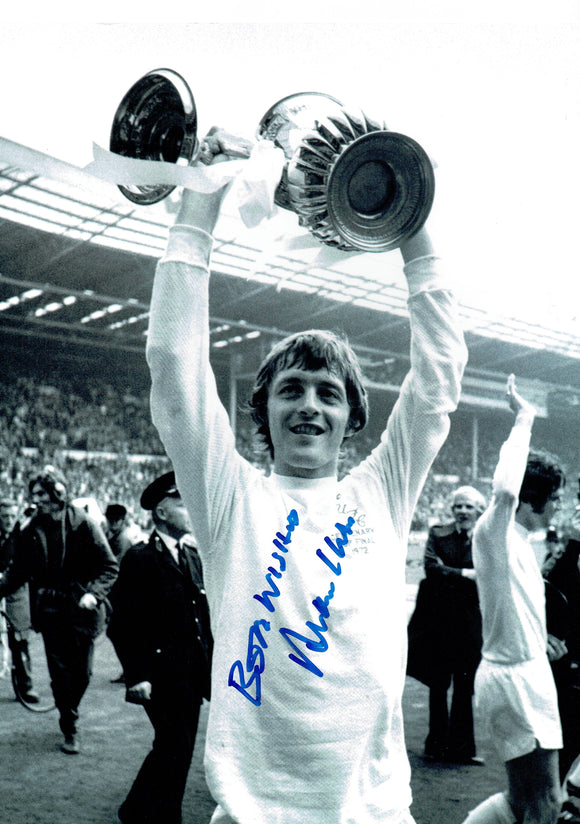 Allan Clarke - Leeds United - 1972 FA Cup Final - 16 x 12 Autographed Picture