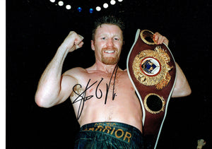Steve "The Celtic Warrior" Collins - 12 x 8 Autographed Picture