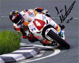 Ian Hutchinson - Gooseneck - TT 2009 - 10 x 8  Autographed Picture