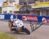 Ian Hutchinson - Creg Na Baa - TT 2010 - 16 x 12 Autographed Picture