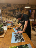 Guy Martin - Tas Suzuki Promo - TT 2011 - 16 x 12 Autographed Picture