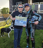 Ryan & Callum Crowe / Jevan Walmsley & Peter Founds - TT 2024 - 18 x 12 Autographed Picture