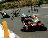 Davey Todd & Jamie Coward - Guthries Memorial - TT 2023 - 10 x 8 Autographed Picture