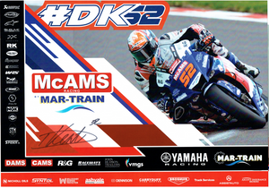 Danny Kent - 2024 British Superbike Championship - 18 x 12 Autographed Promotional Poster