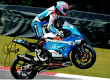 Davey Todd - 2024 British Superstock Champion - 16 x 12 Autographed Picture