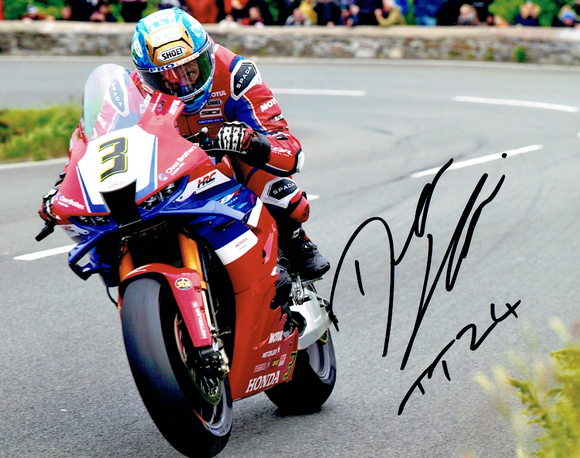 Dean Harrison - Gooseneck - TT 2024 - 10 x 8 Autographed Picture