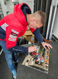 Dean Harrison - St Ninians - TT 2025 - 16 x 12 Autographed Picture